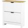 Northio Space-Saving White/Natural Skohylle 72x80cm