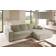 Fun-Möbel Corunia Grey/Beige Sofa 294cm 4 Seater