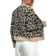 Shein MOOSTA Fashionable Leopard Print Cardigan For Spring/Autumn,Long Sleeve Tops