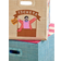 Rice Raffia Förvaring Box med Circus Theme Large Foldable
