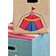 Rice Raffia Förvaring Box med Circus Theme Large Foldable