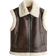 H&M Double Faced Gilet - Dark Brown/Light Beige