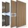 tectake Akustikpaneele Sonic Wall Holzoptik 2er Set