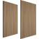 tectake Akustikpaneele Sonic Wall Holzoptik 2er Set