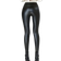 Shein High Waist Faux PU Leather Fleece Lined Leggings, Stretchy Form-Fitting Sexy Tights For Women, Sportswear