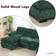 Latitude Run Balendin Green Chenille Sofa 111.8" 4 Seater