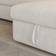 Ebern Designs Modern Sectional White Sofa 81.5" 3 Seater