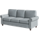 Lark Manor Yalaha Light Gray Sofa 78" 3 Seater