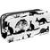 VAPOKF Kangaroo Silhouette & Tree Pencil Case
