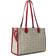 Kate Spade Flower Coated Canvas Large Market Tote Bag - Cherry Rouge Multi