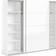 Tvilum Firenze White Garderobeskab 242.7x220.4cm