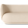ferm LIVING Rico Divan Left Brushed Off-White Sofa 203cm