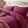 Dunelm Simply Duvet Cover Purple (260x220cm)