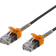 Deltaco Cat6A cable with spring strain relief RJ45-RJ45 M-M 2m