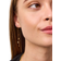 Camilla Krøyer Jewellery Hammered Drops Chain Earrings - Gold