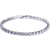 Shein Nooxian 1 Men's Hip Hop Diamond Bracelet Sparkling Unisex Micropaved Zirconia Bracelet