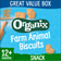 Organix Farm Animal Biscuits 100g 1pack