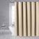 Dynamene Waffle 13pcs Curtain and Hook Set Beige