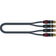 Quik Lok 2xRCA - 2xRCA M-M 1.5m