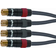 Quik Lok 2xRCA - 2xRCA M-M 1.5m
