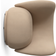 ferm LIVING Rico Brushed Sand Loungestol 76.5cm