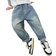 Shein Young Boy's Loose Fit Casual Denim Jeans, Autumn Style
