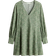 H&M Flared Dress - Green/Patterned