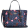 Coach Mollie Tote Bag 25 In Signature Canvas With Cherry Print - Gold/Denim Multi