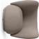 ferm LIVING Rico Brushed Warm Grey Loungestol 76.5cm