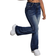 Shein Tween Girl Y2K Retro Washed High Waist Cat Whisker Washed Flare Leg Jeans,Tween Girl Fall Clothes Back To School Streetwear Outfits