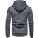 Shein Manfinity Men's Pullover Hoodie with Textured Texture and Drawstring