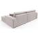 Fun-Möbel Corunia Grey/Beige Sofa 294cm 4 Seater