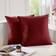 Deconovo Velvet Cushion Cover Red (66x66cm)