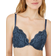 Cubus Push Up Bra with Lace - Navy Blue
