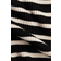 H&M Rib-Knit Skirt - Black/Striped