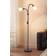 Living and Home Modern Black/White Floor Lamp 180cm