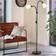 Living and Home Modern Black/White Floor Lamp 180cm