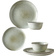 Dunelm Amalfi Reactive Glaze Sage Dinner Set 12pcs