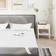 vidaXL Protector White 140x190 cm Waterproof Mattress Cover White (190x140cm)