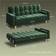 Yaheetech Clic Clac Green Sofa 185cm 2 Seater