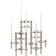 STOFF Nagel Zinc Chromium Ljusstake 6.9cm 3st