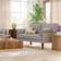 George Oliver Modern Gray Linen Blend Sofa 70.9" 2 Seater