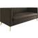 Home Design Weiss Brown Sofa 74.4" 2 Seater