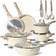 Just Perfecto Topf und Pfannenset Induktion mit Deckel 15-teiliges Kochtopfset Aluminium Set mit Klappe 15 teile