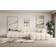 ALTDECOR Ecksofa L-Form Corner OLEA-L2 309 x 190 x 70 cm Beige Sofa 309cm 6-Sitzer