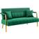 Yaheetech U110075233 Green Sofa 143.5cm 2 Seater