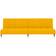 vidaXL Bäddsoffa 2-Sits Gul Sammet Soffa 200cm 2-sits