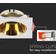 V-TAC GU10 Firkantet Hvid Ramme Guld Reflektor Loftlampe