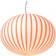 Established & Sons Filigrana Light S4 Ellipse Ø45 Red Canes Svart Vit Pendellampa ∅ 45cm