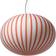 Established & Sons Filigrana Light S4 Ellipse Ø45 Red Canes Svart Vit Pendellampa ∅ 45cm